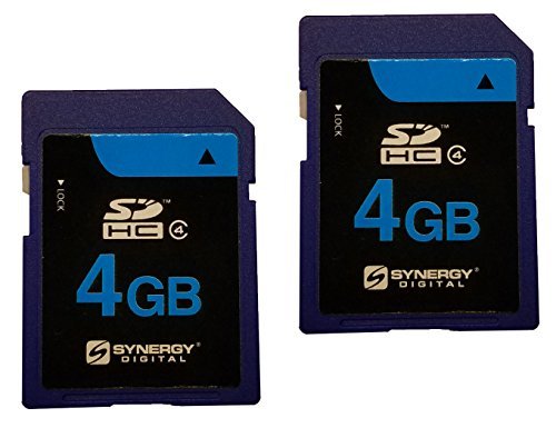 Samsung SMX-C200 Camcorder Memory Card 2 x 4GB Secure Digital High Capacity (SDHC) Memory Cards (1 Twin Pack)