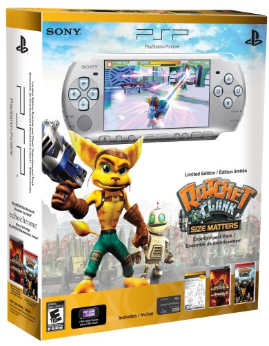 PlayStation Portable Limited Edition Ratchet & Clank Entertainment Pack - Mystic Silver