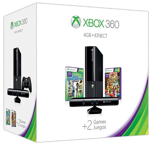 Xbox 360 4GB with Kinect E Console Holiday Value Bundle (Amazon exclusive Bonus Value)