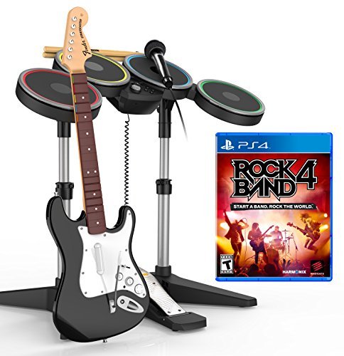 Rock Band 4 Band-In-A-Box Ps4 Software Bundle by Mad Catz