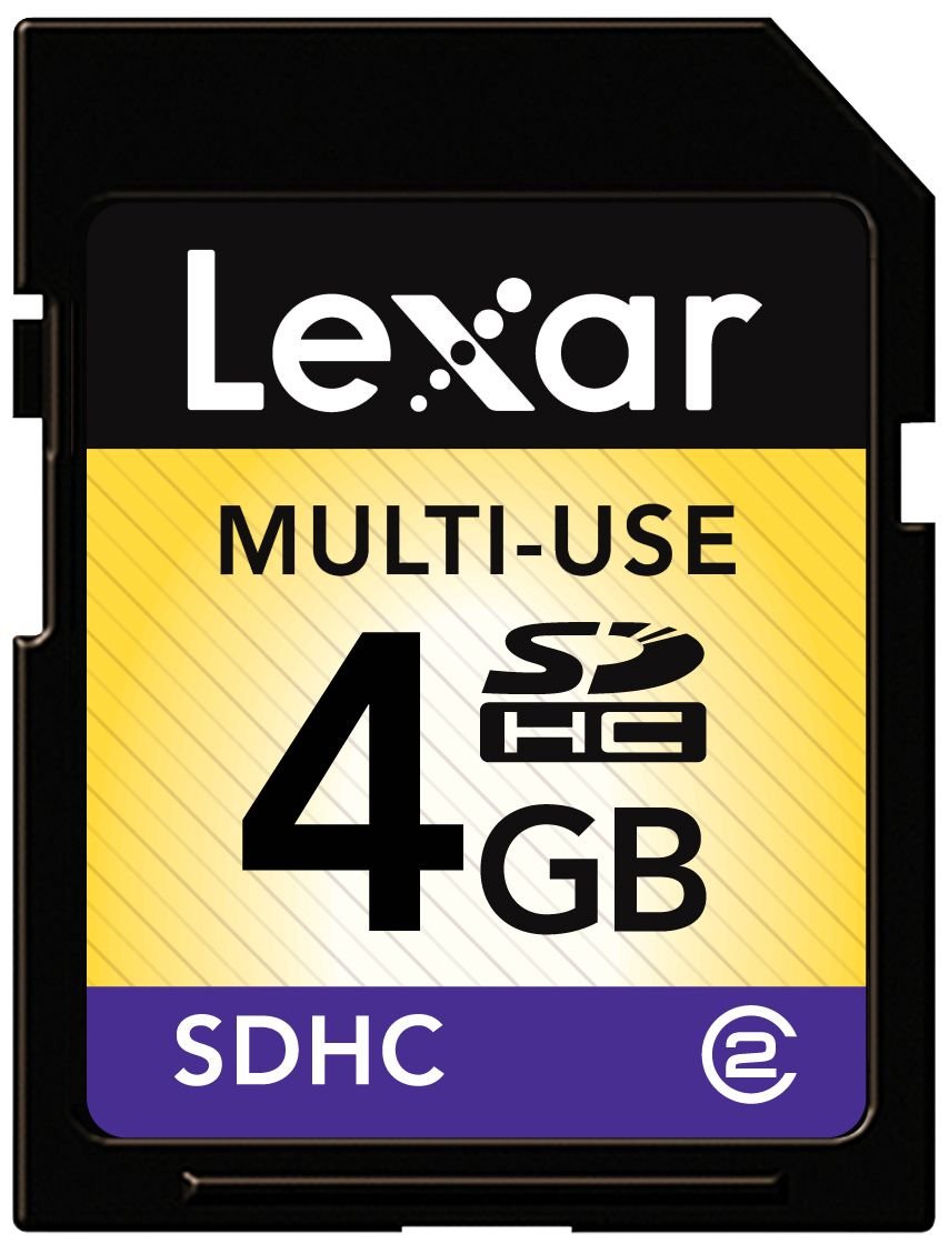 Lexar SDHC Class 2 Flash Memory Card