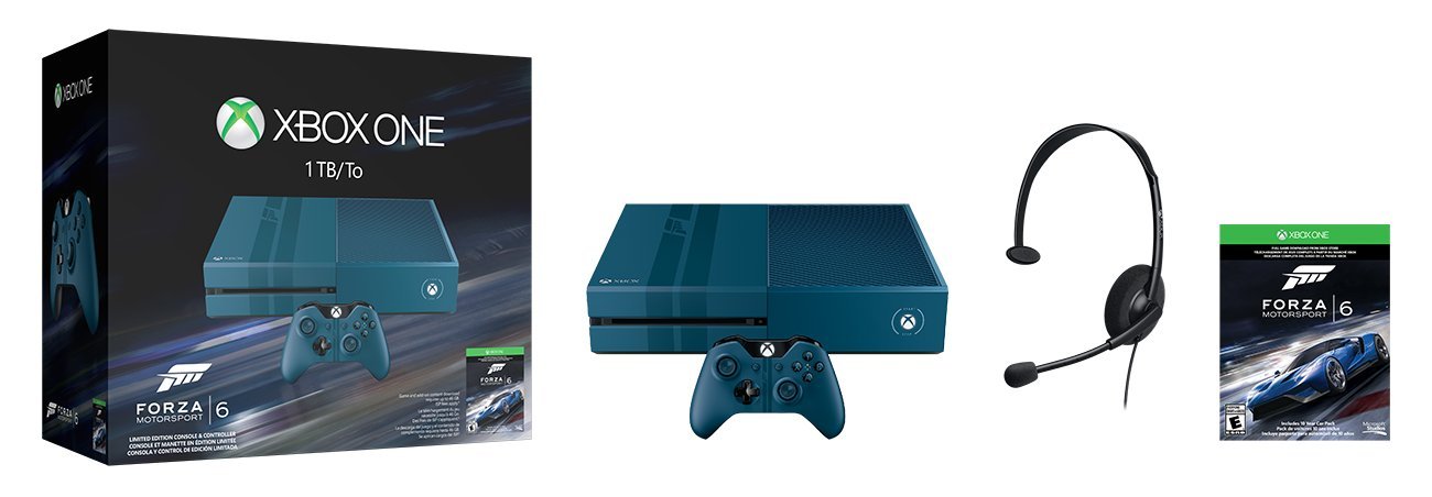 Xbox One 1TB Console - Forza Motorsport 6 Bundle