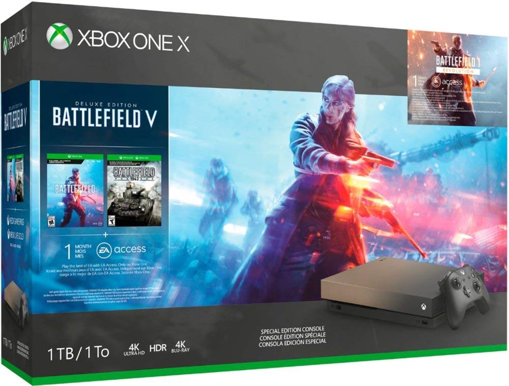 Microsoft Xbox One X 1TB Console - Battlefield V Bundle - Xbox One