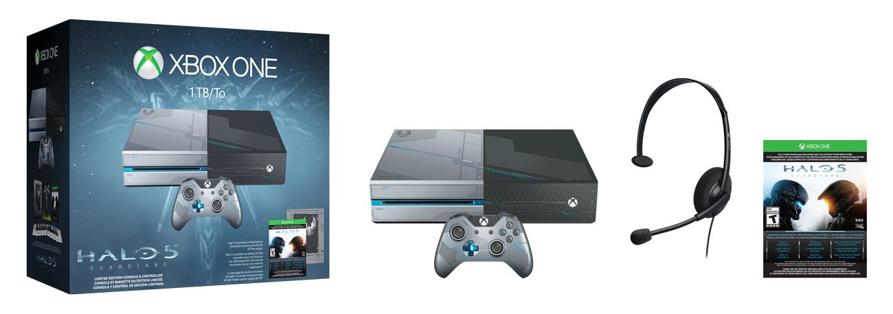 Xbox One 1TB Console - Limited Edition Halo 5: Guardians Bundle