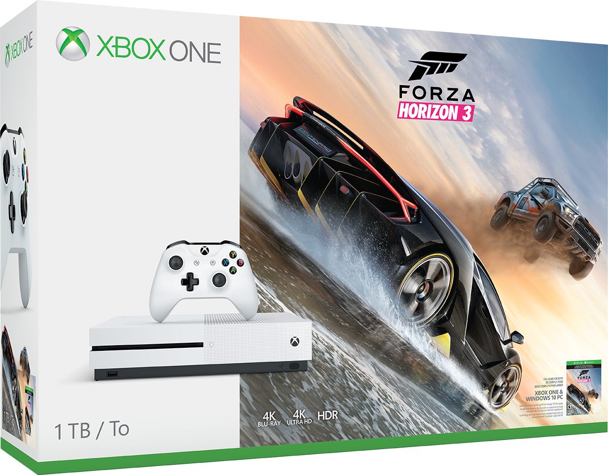 Xbox One S 1TB Console - Forza Horizon 3 Bundle