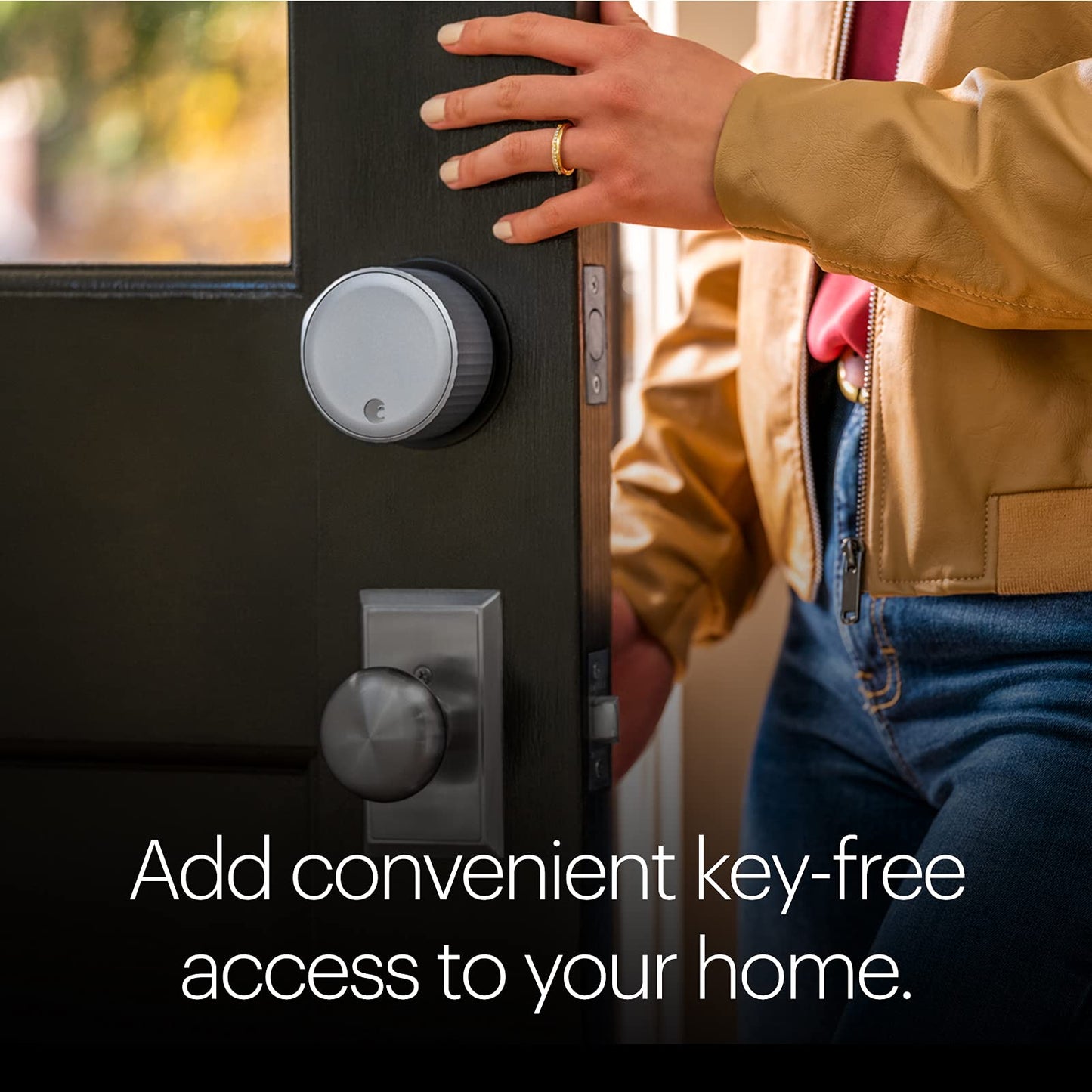 August Wi-Fi, (4th Generation) Smart Lock – Fits Your Existing Deadbolt in Minutes