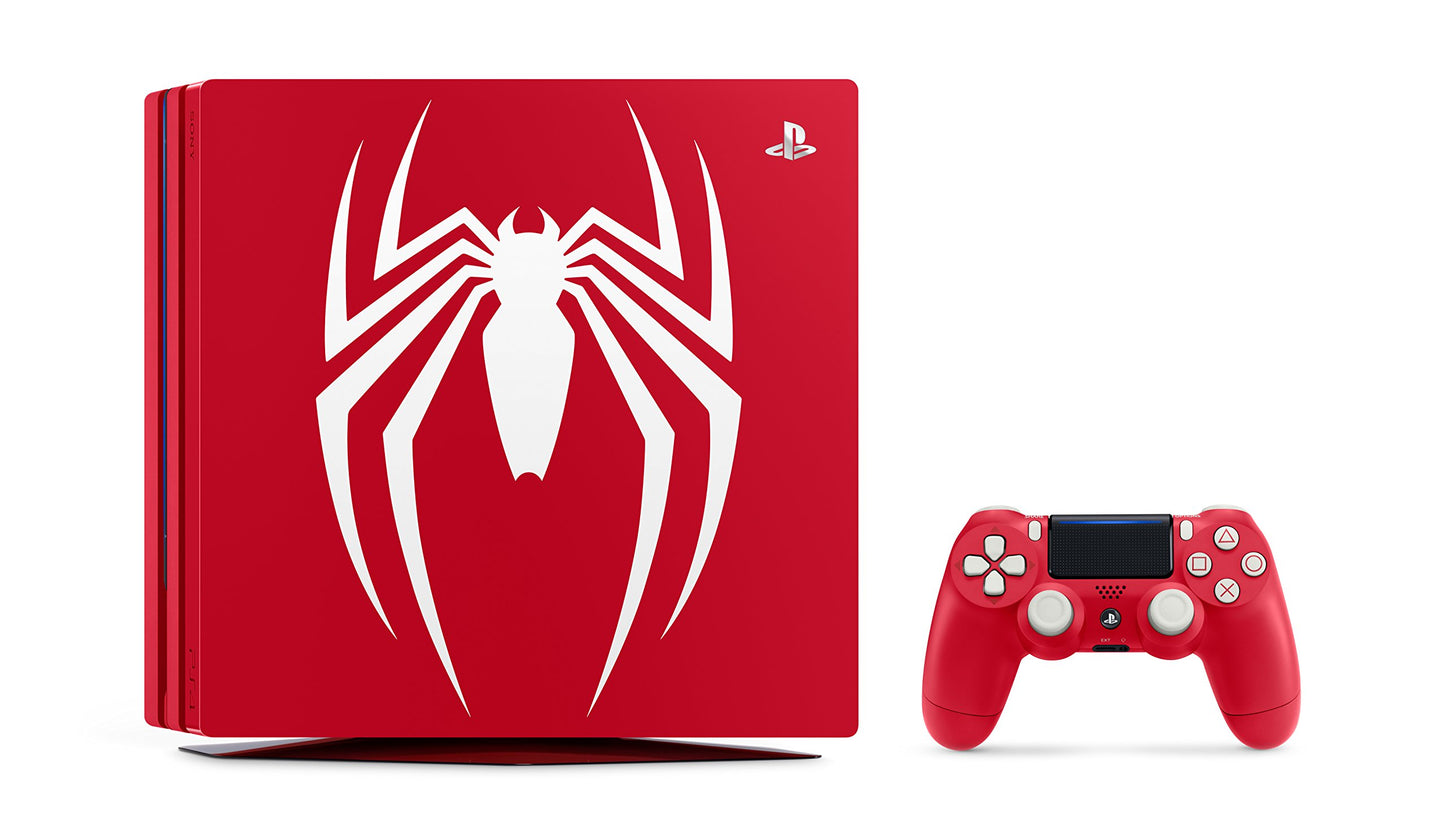 PlayStation 4 Pro 1TB Limited Edition Console - Marvel's Spider-Man Bundle [Discontinued]