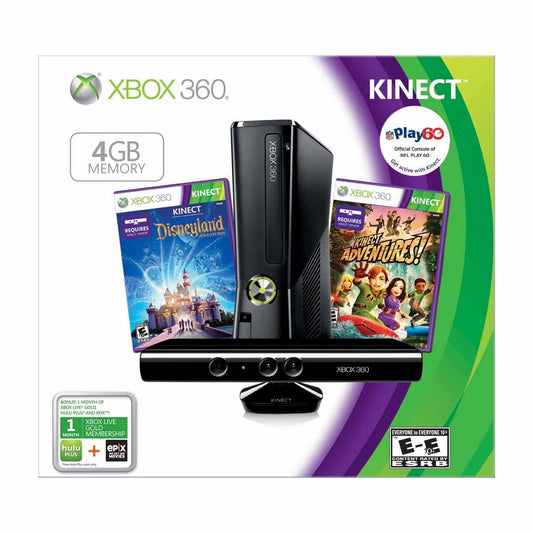 Xbox 360 4GB with Kinect Holiday Value Bundle (Amazon exclusive Bonus Value)