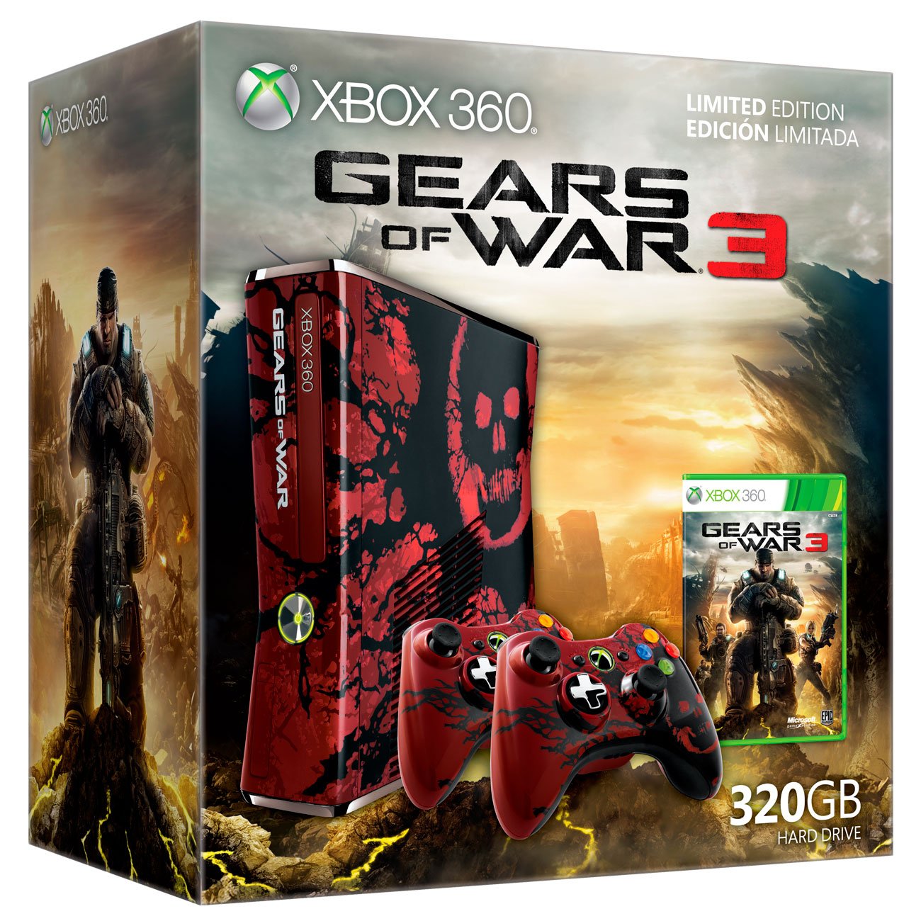 Xbox 360 Gears of War 3 Limited Edition Console Bundle