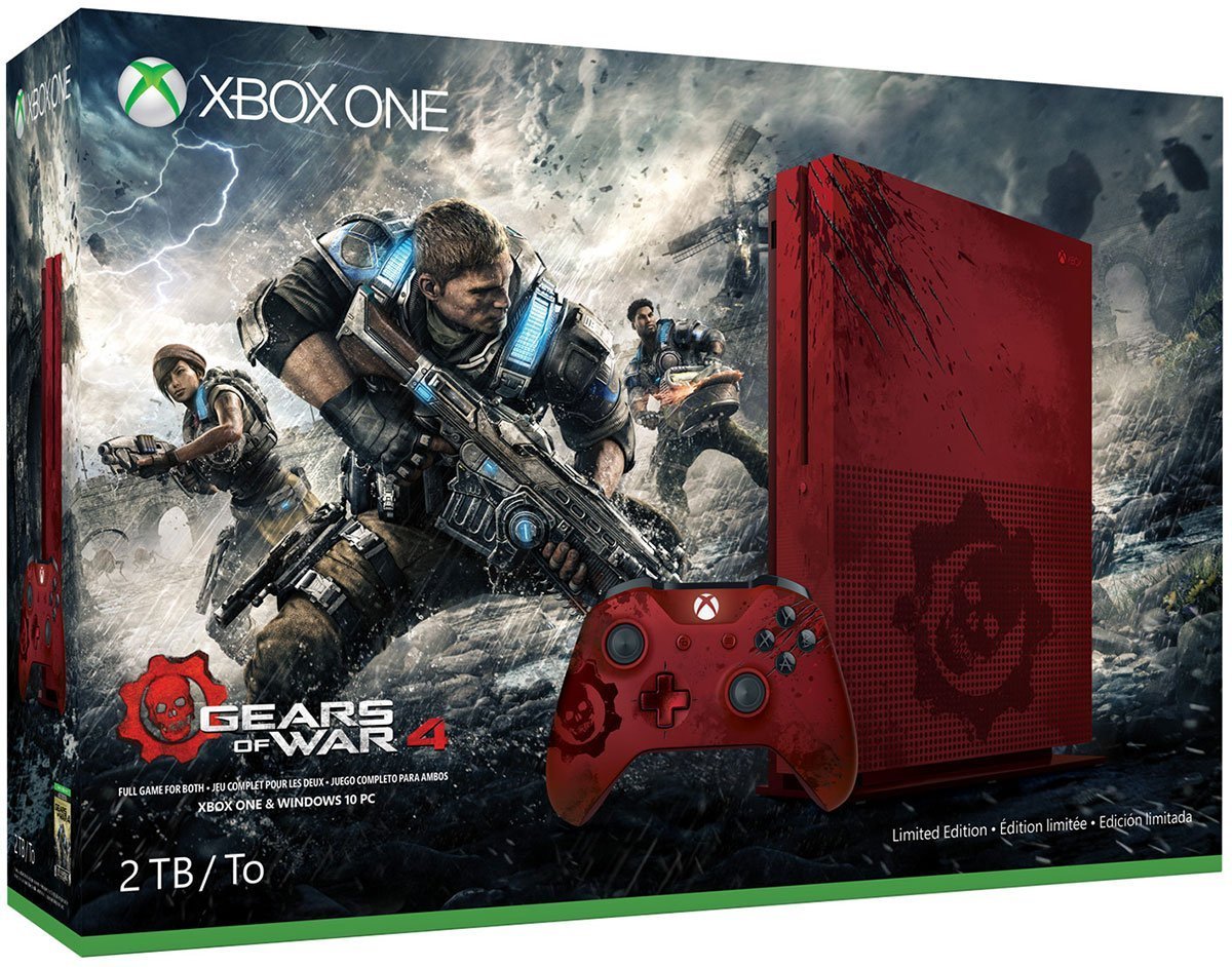 Xbox One S 2TB Limited Edition Console - Gears of War 4 Bundle [Discontinued]