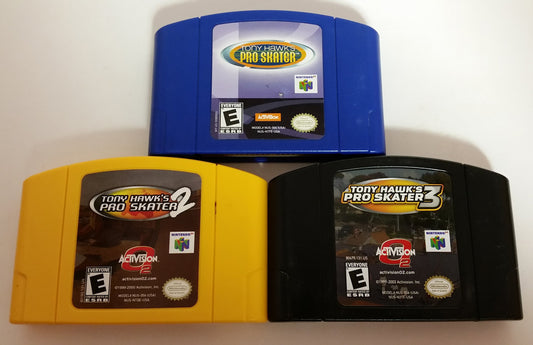 Tony Hawk's Pro Skater 1-3 Bundle - Nintendo 64