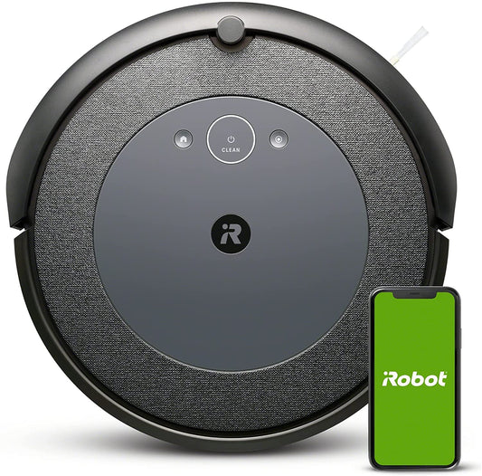 iRobot Roomba i4 (4150) Wi-Fi Connected Robot Vacuum (Connected Mapping, Compatible with Alexa, Ideal for Pet Hair, Carpets) i415020