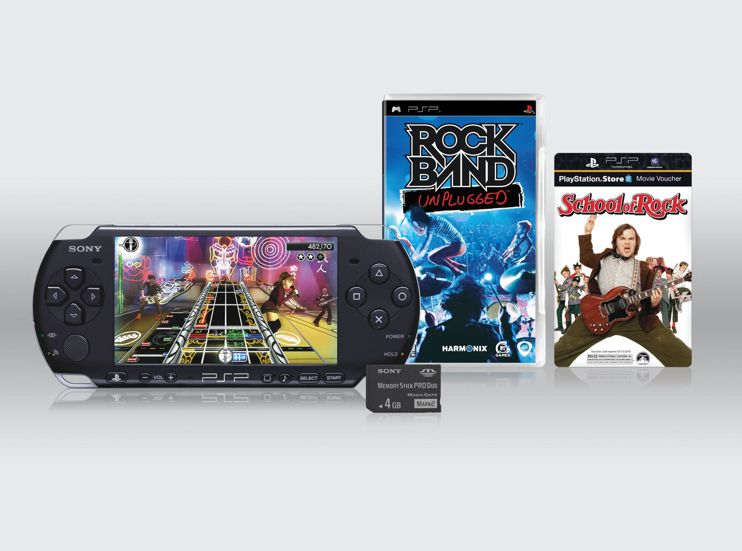 PlayStation Portable Limited Edition Rock Band Unplugged Entertainment Pack - Piano Black