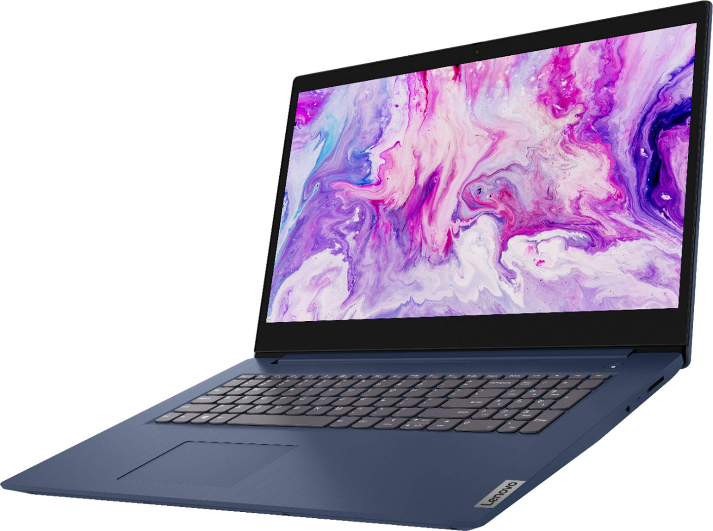 Lenovo IdeaPad 3 17.3" Laptop, 17.3" HD+ (1600 x 900) Display, Intel Core i5-1035G1 Quad Core Processor, 8GB DDR4 RAM, 256GB M.2 SSD, Intel UHD Graphics, Windows 10, Abyss Blue, w/TGCD Accessory