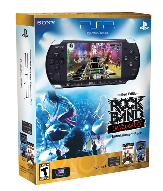 PlayStation Portable Limited Edition Rock Band Unplugged Entertainment Pack - Piano Black