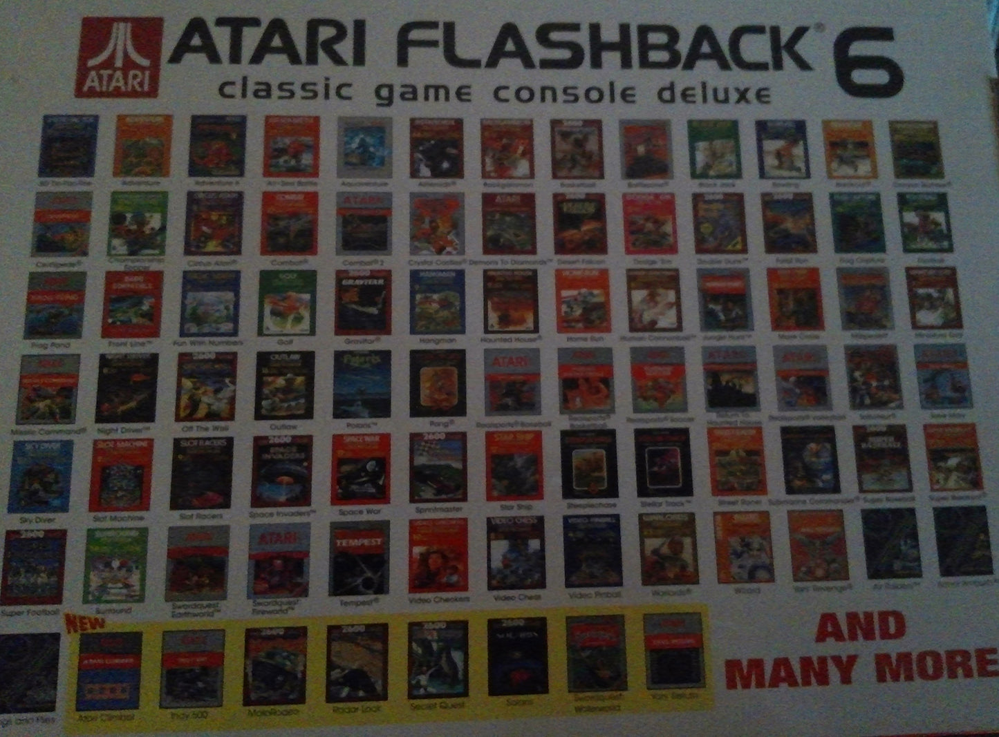 Atari AR2680X Flashback 6 Deluxe Gaming Console