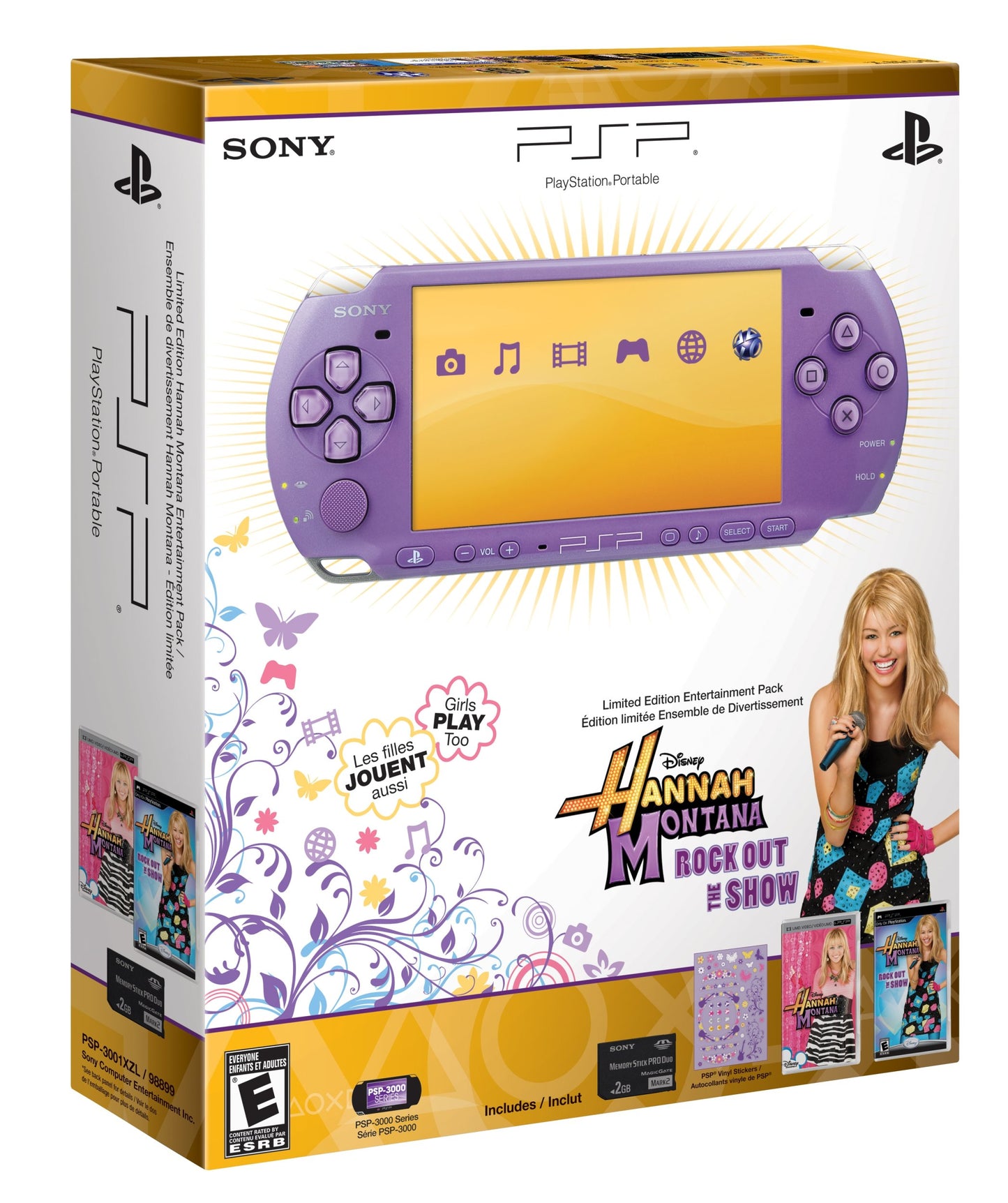 PlayStation Portable Limited Edition Hannah Montana Entertainment Pack - Lilac